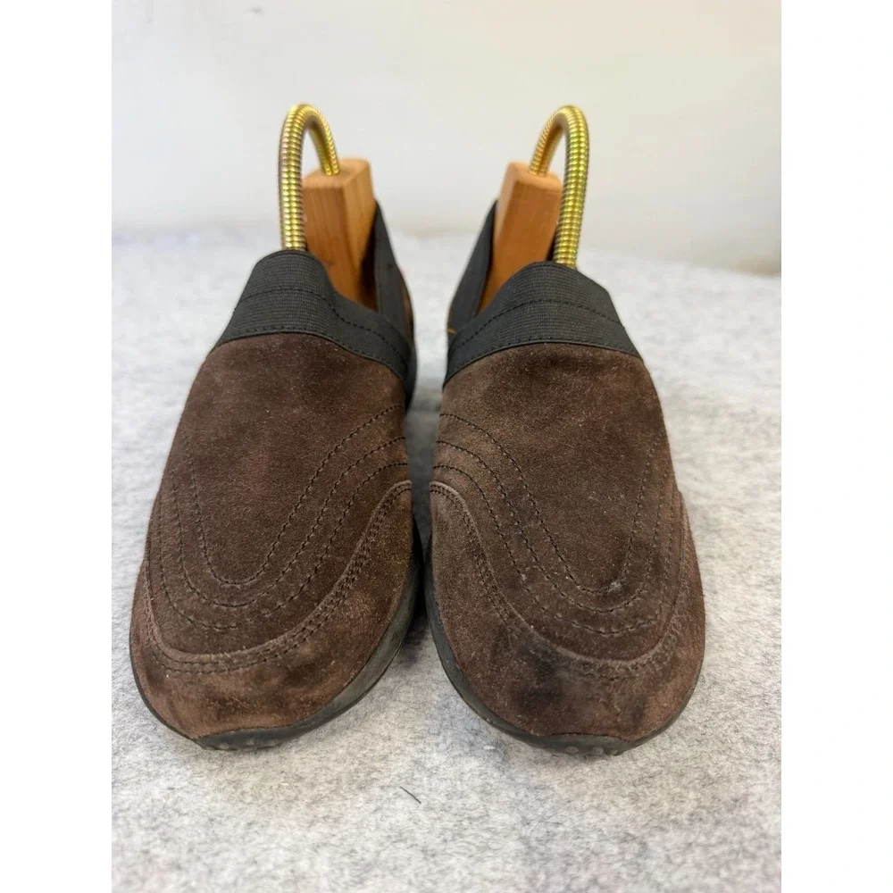 Anne Klein Sport‎ Brown Suede Slip-on Mules Women's Size 8.5